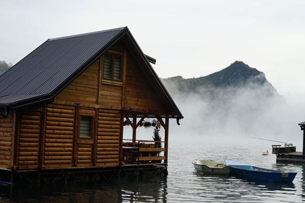 House on Lake Perucac, Serbia