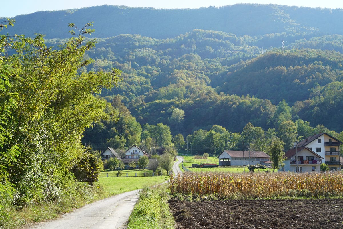 Hills in Bajina Basta, Serbia