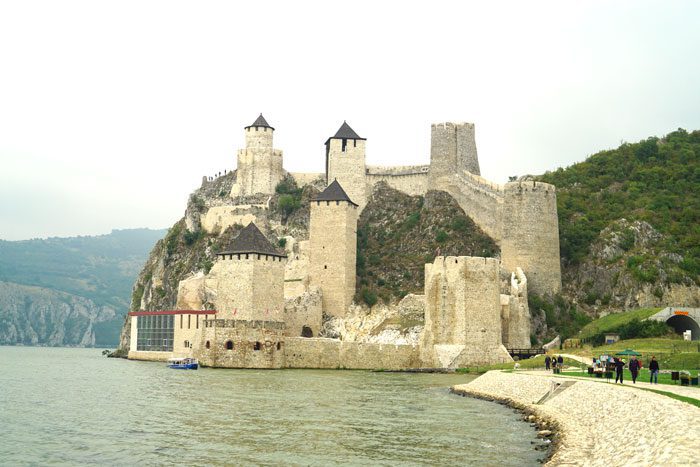 Golubac Fortress in Serbia