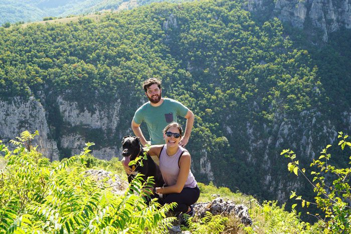 Cristina & Mike in Sicevo Gorge