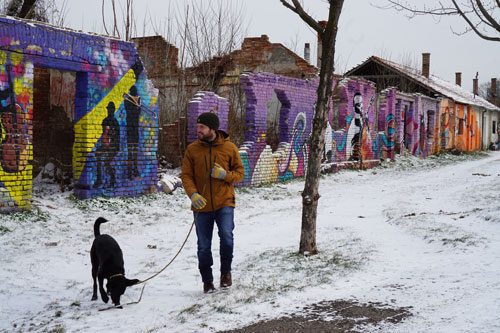 Jazz graffiti in Nis Fortress