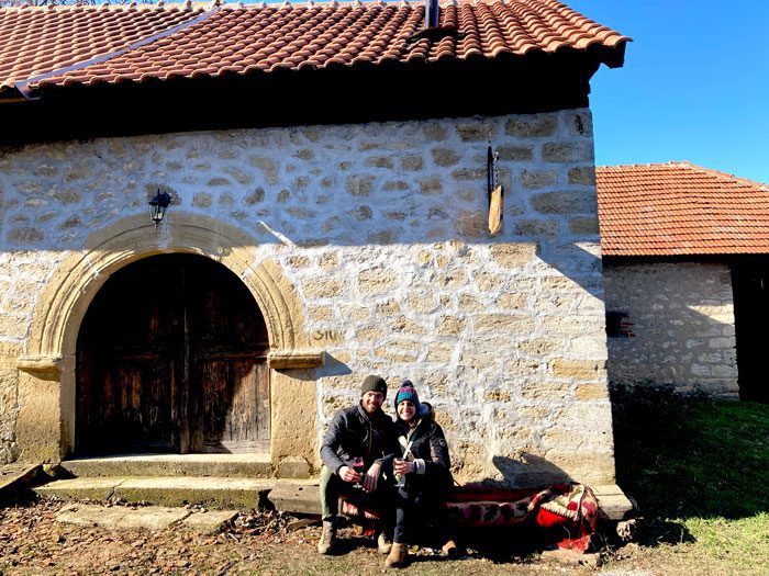 Stone houses in Rajac