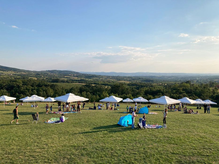 View from Kabinet Brewery