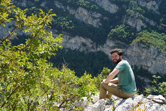 Mike in the Sicevo Gorge