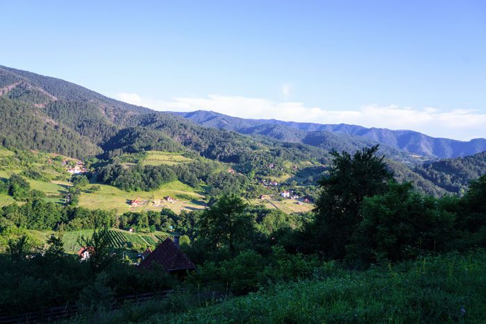 View from Drvengrad