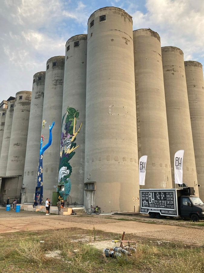 Silos space in Belgrade