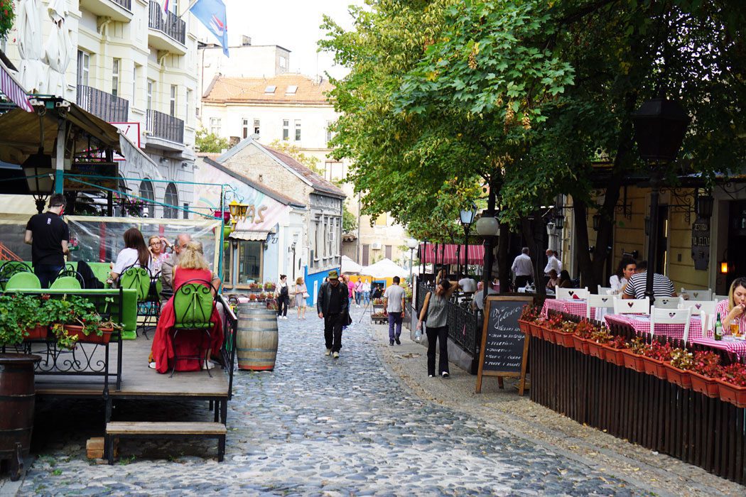 People in Skardalija Street