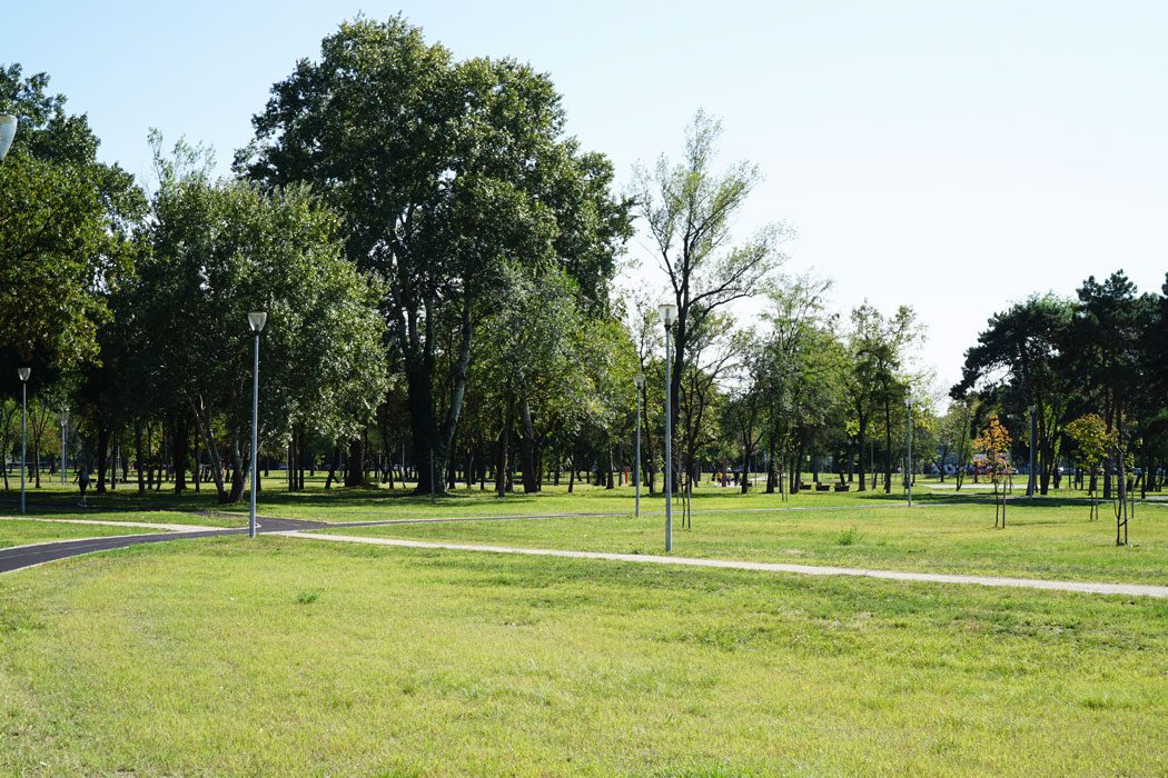 Usce Park in Belgrade
