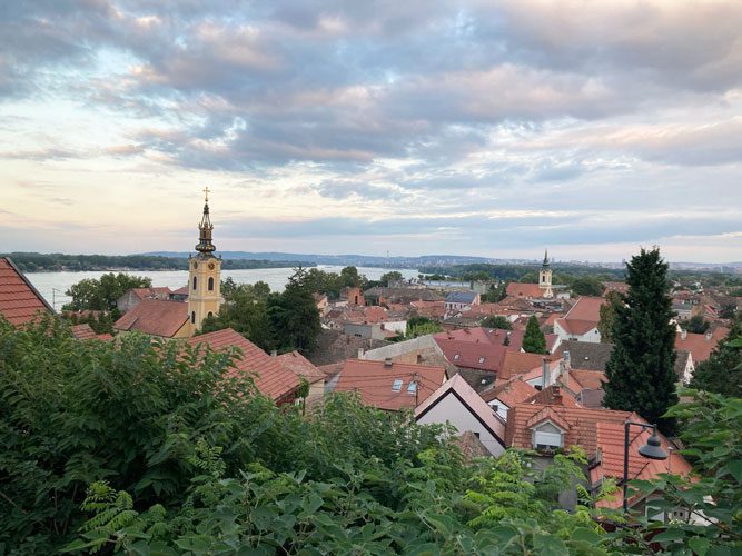 View of Zemun's roofs