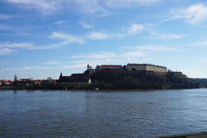 Petrovaradin Fortress across the Danube