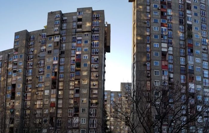 Brutalist Architecture in New Belgrade