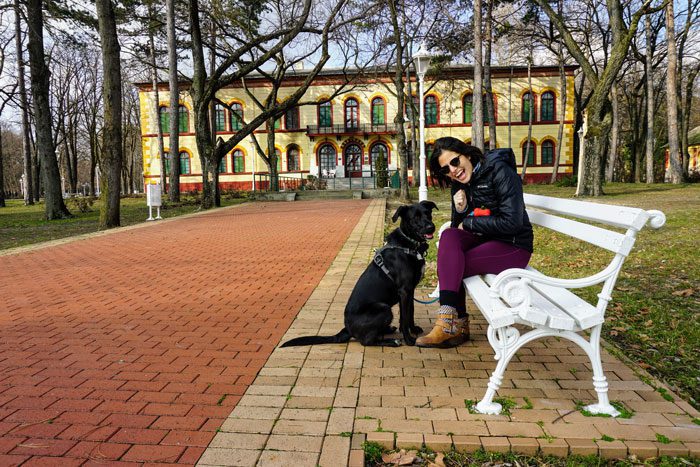 Cristina in Lake Palic