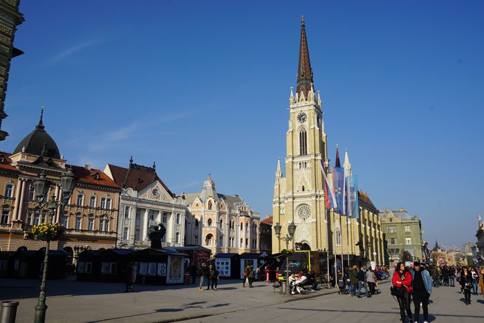 Freedom Square in Novi Sad