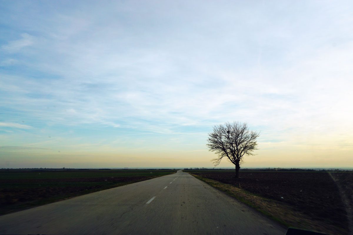 Drive in north Serbia