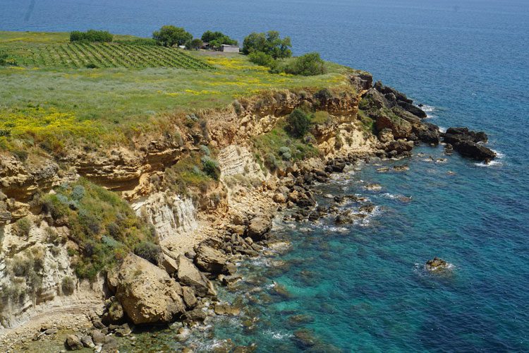 Views from Koroni Castle in Peloponnese