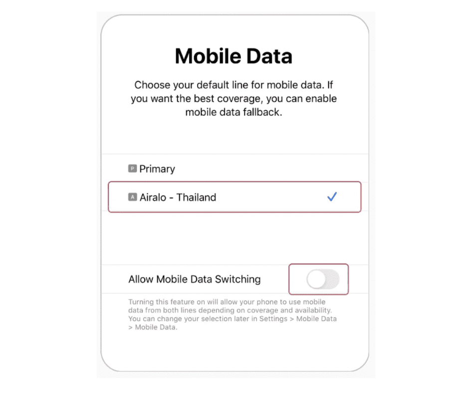 Mobile Data