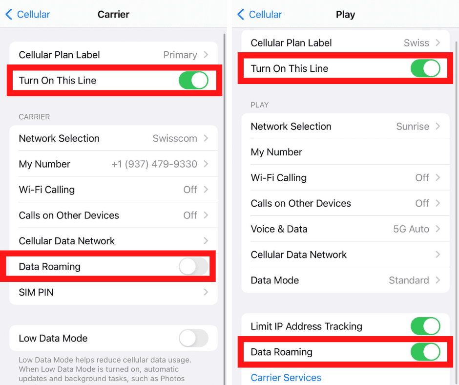 Checking Travel Phone Plan