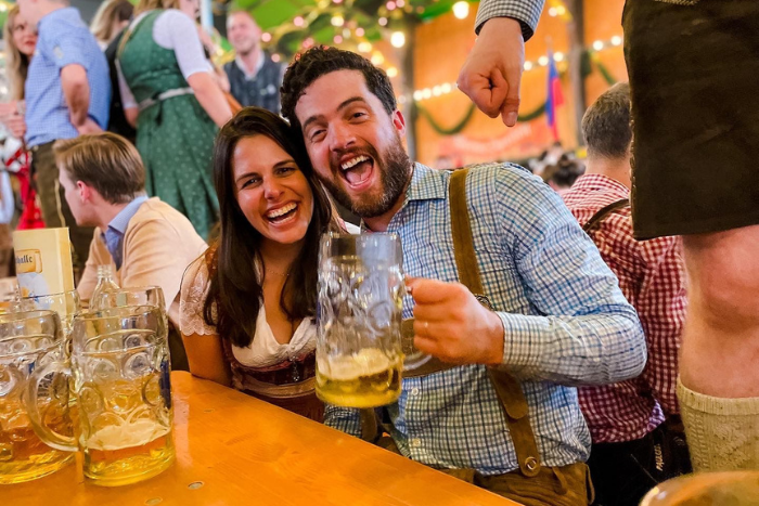 Cristina and Mike in Oktoberfest