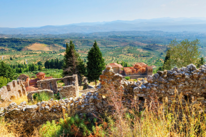 View overlooking Mystras, Peleponnese