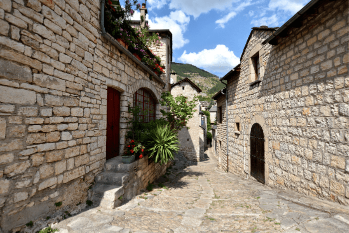Streets in Berat, Albania