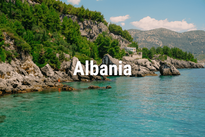 Himare Beach in Albania