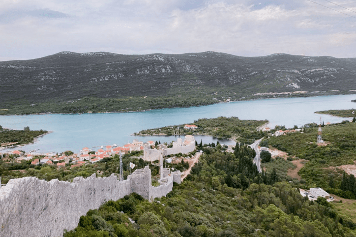 Walls in the town of Ston