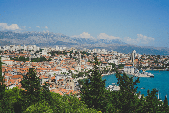 View of Split from Marjan Hill