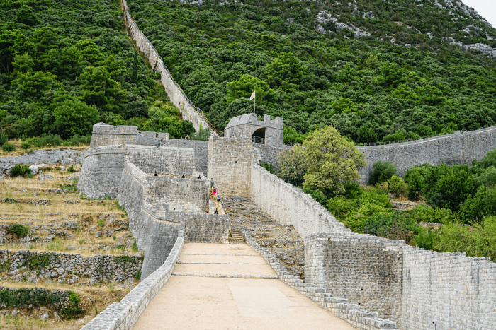 Entrance to the Walls in Ston