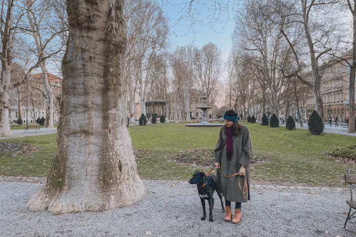 Cristina and Piper in Zagreb